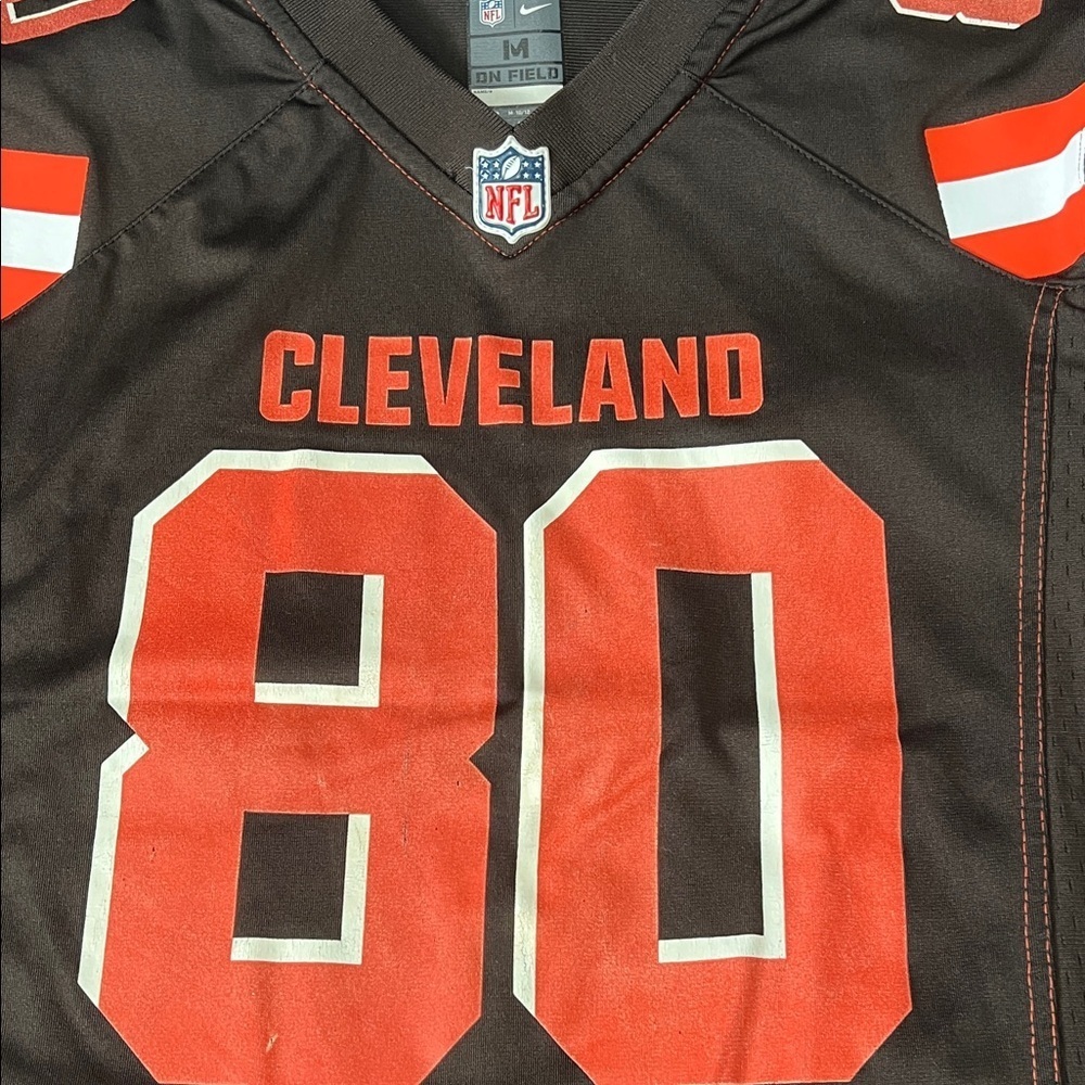 Nike On Field Browns Jersey Landry #80 Youth Size Medium